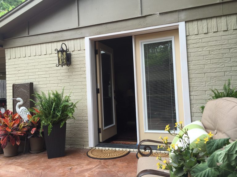 newly installed door